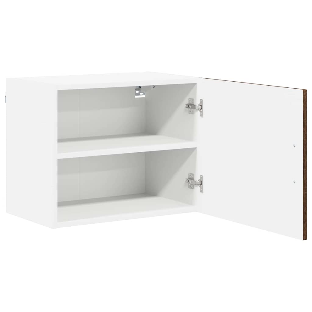Küchenhängeschrank mit Regal Braun Eichen-Optik 50 x 31 x 40 cm